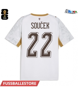 Günstige Tschechische Republik Tomas Soucek #22 Auswärtstrikot WM 2026 Kurzarm